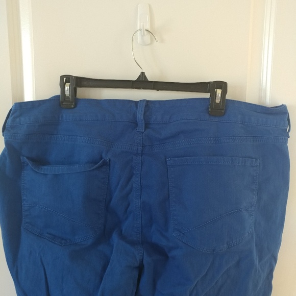 NYDJ bright Blue Ankle Jeans size 22W - Picture 5 of 7